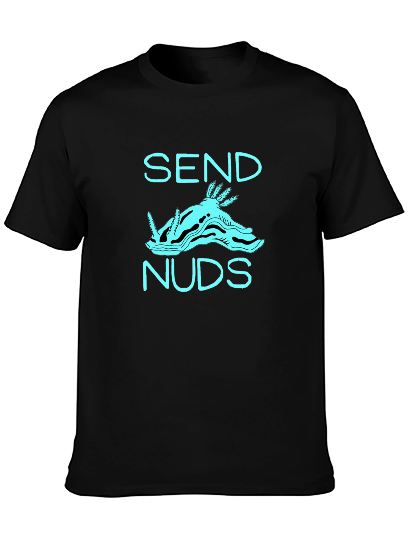 Send Noods Funny Graphic T-Shirt - Black