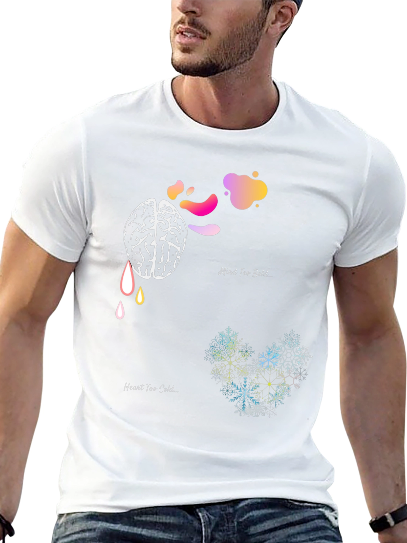 Mind & Heart Graphic Tee - Bold Design