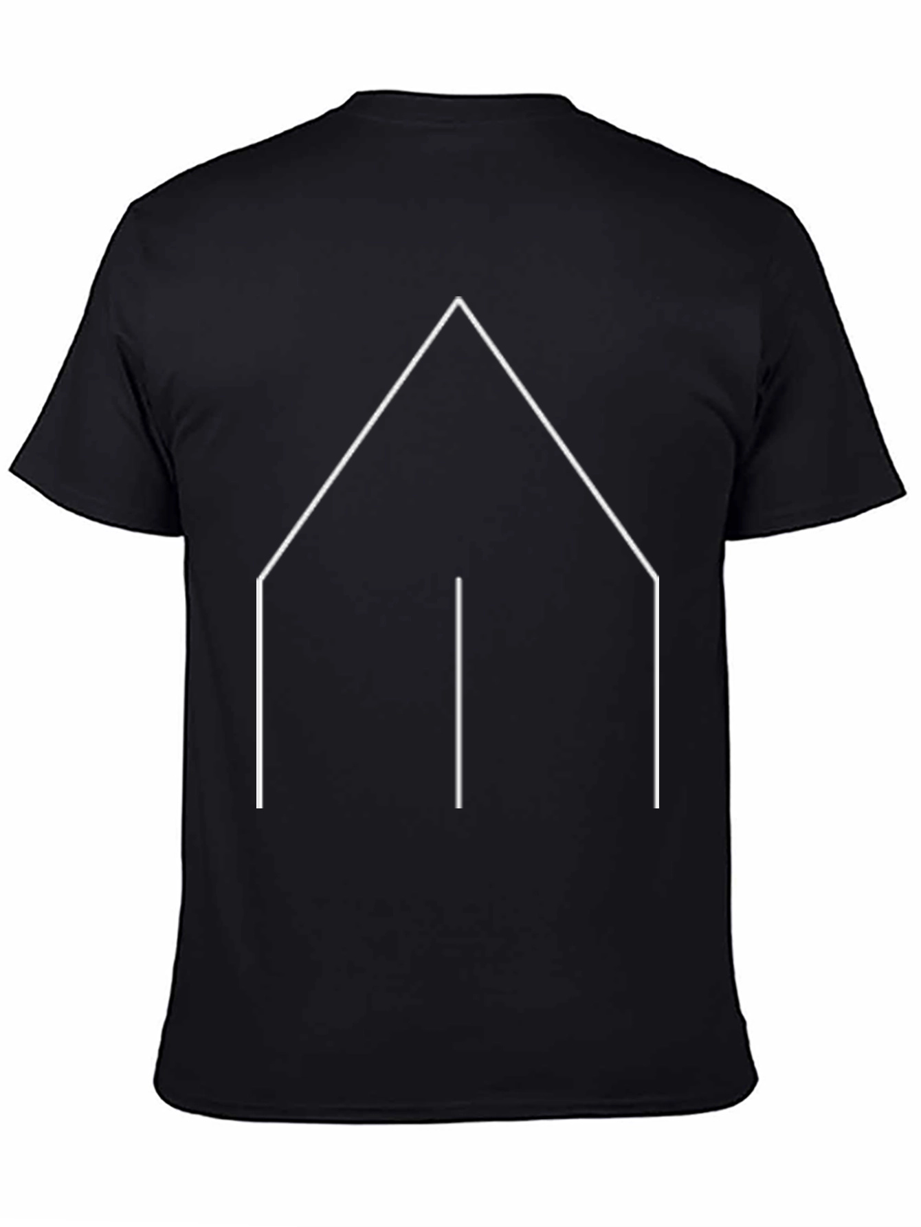 Minimalist Geometric House T-Shirt