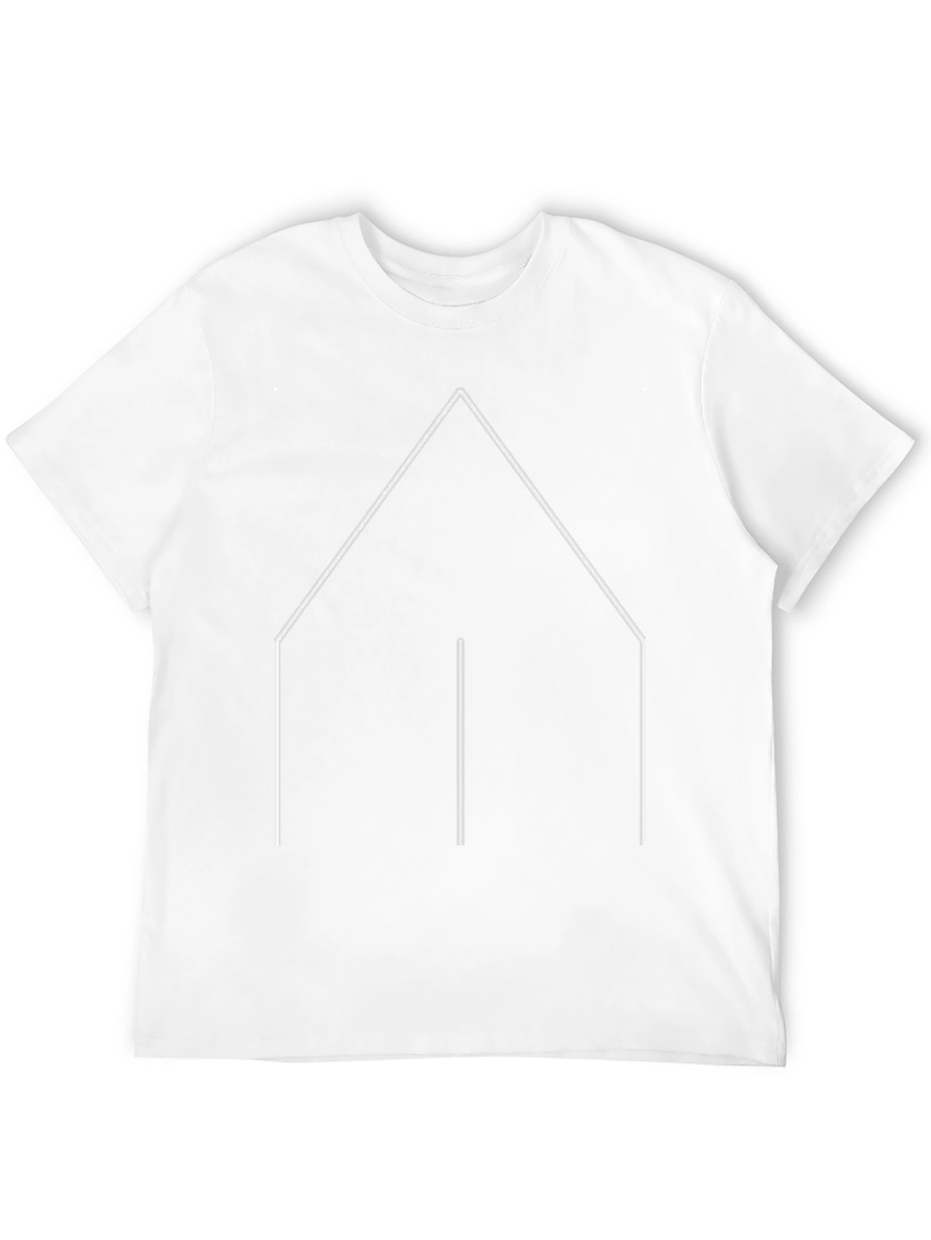 Minimalist Geometric House T-Shirt