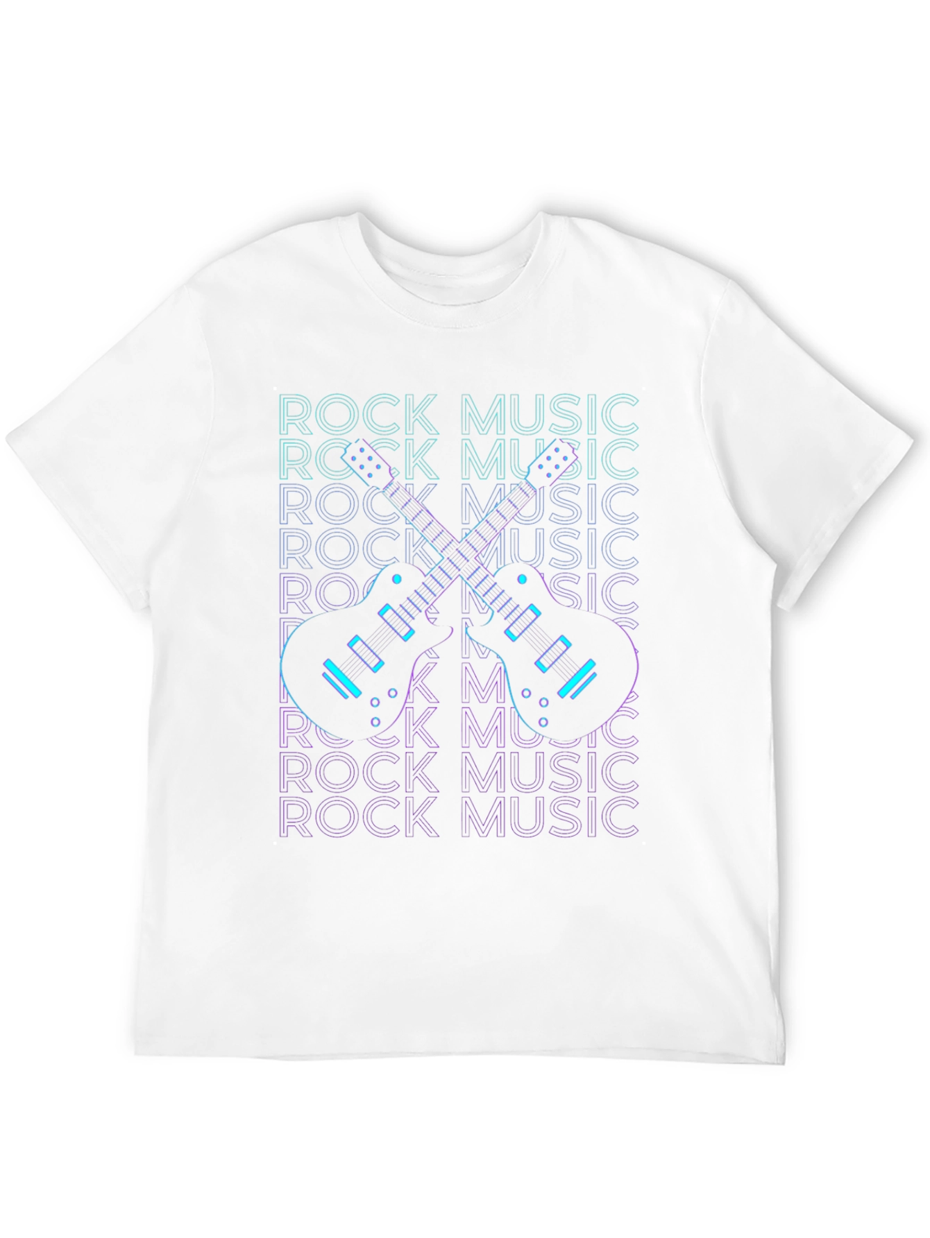 Rock Music T-Shirt - Guitar Graphic Tee
