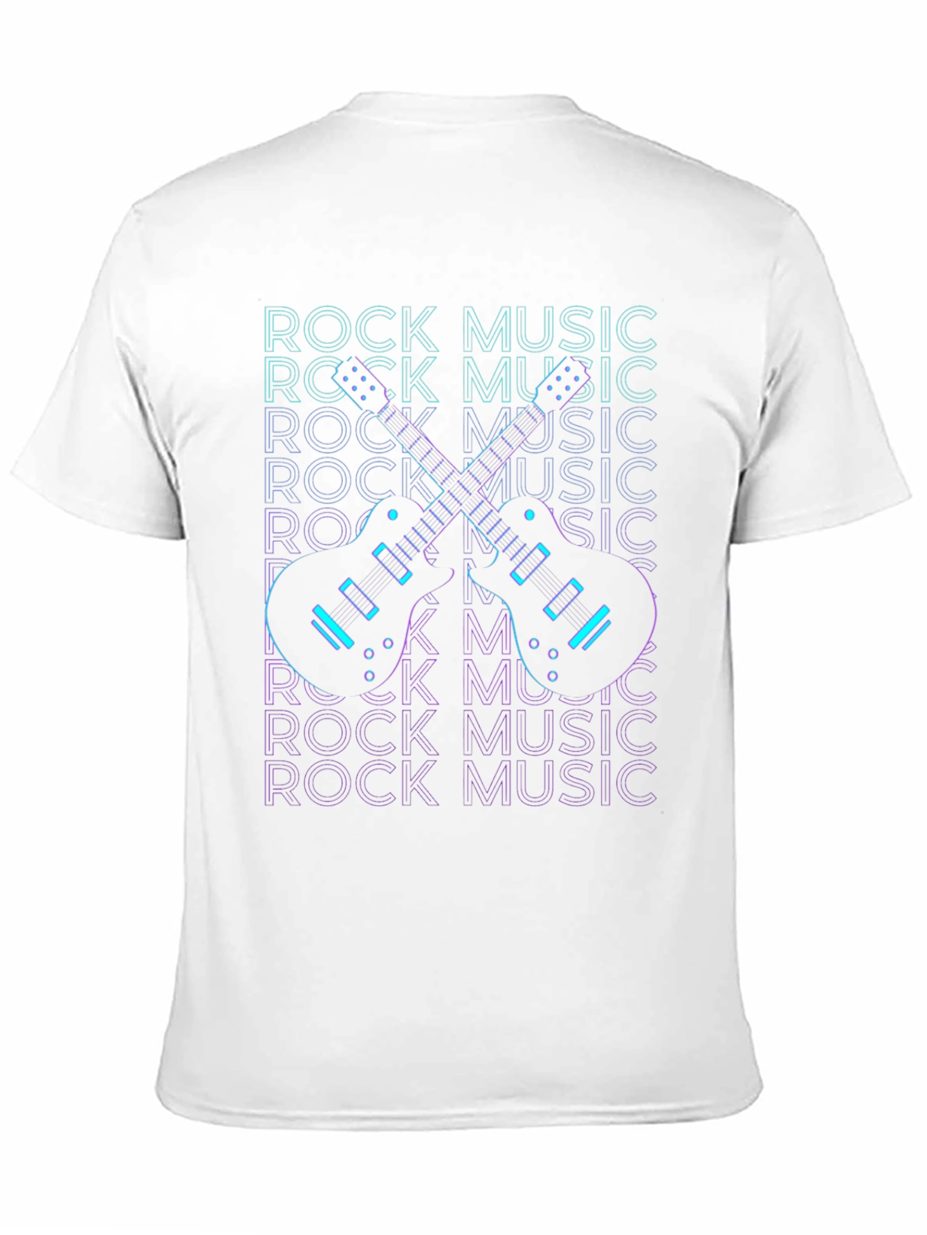 Rock Music T-Shirt - Guitar Graphic Tee