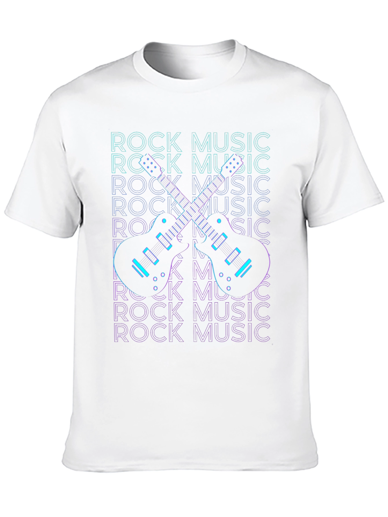 Rock Music T-Shirt - Guitar Graphic Tee