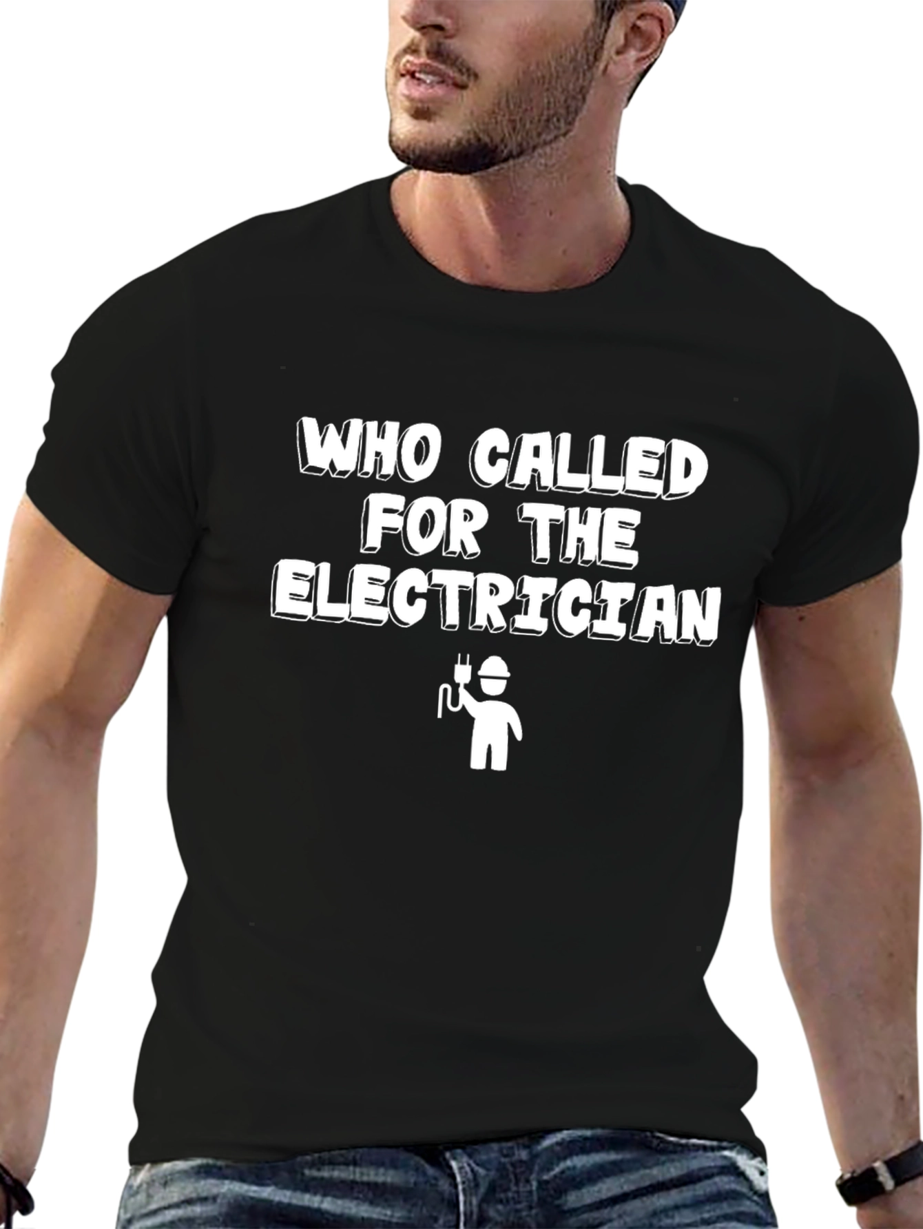 Funny Electrician T-Shirt - Who Called?