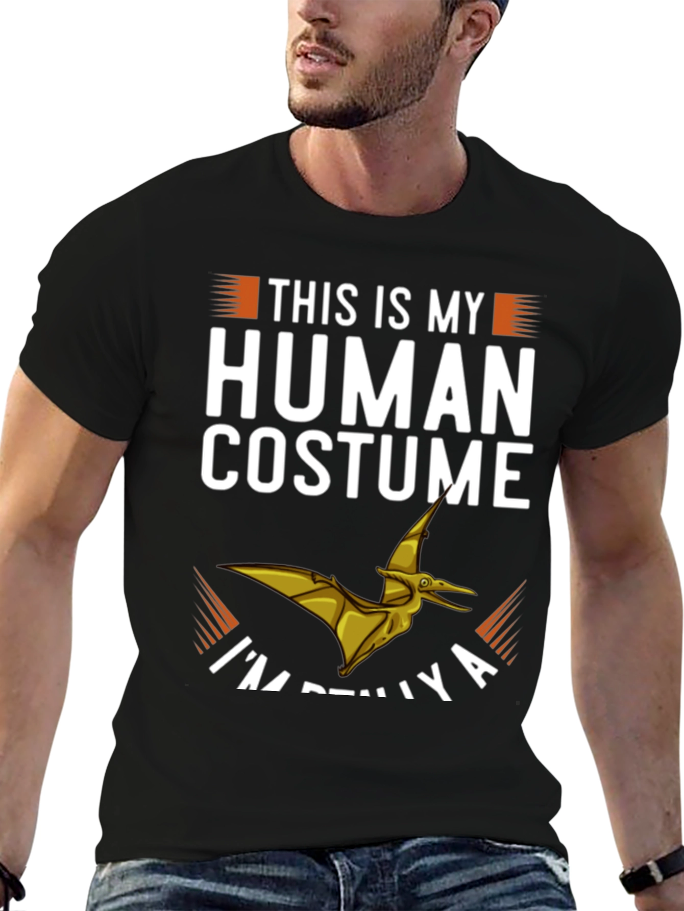 Human Costume T-Shirt - Funny Dinosaur Tee