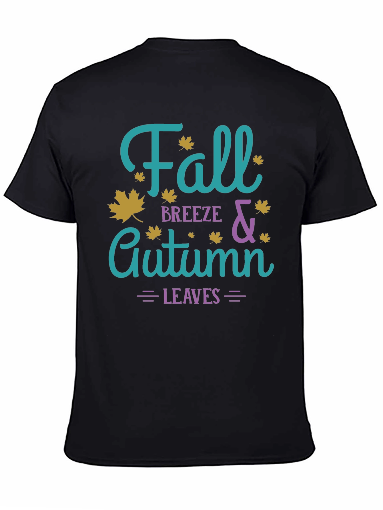 Fall Breeze & Autumn Leaves Graphic T-Shirt