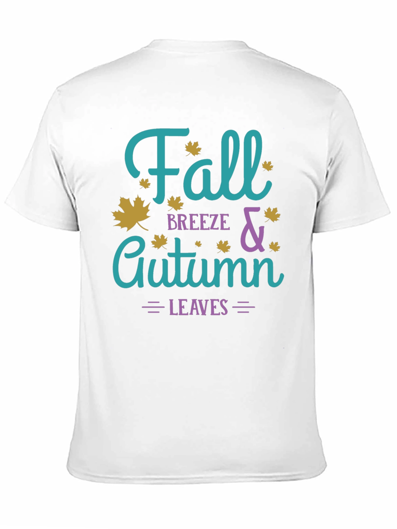 Fall Breeze & Autumn Leaves Graphic T-Shirt