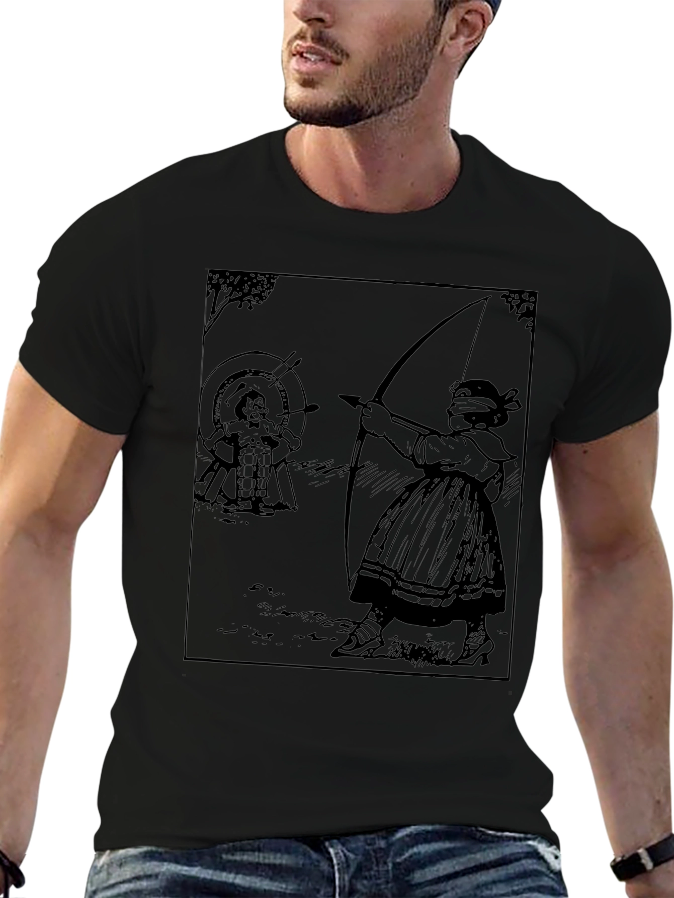 Blind Archer T-Shirt - Unique Graphic Tee