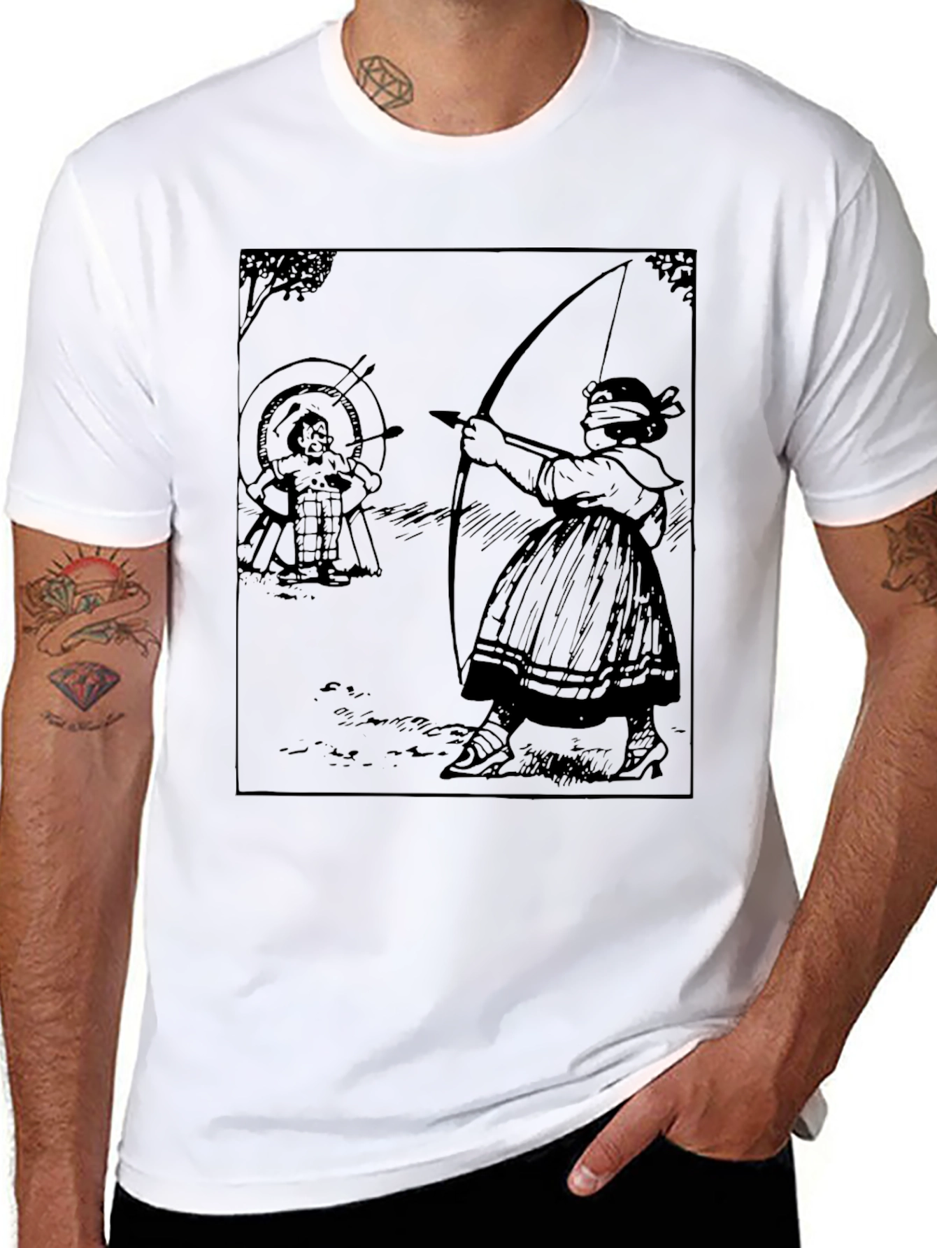 Blind Archer T-Shirt - Unique Graphic Tee