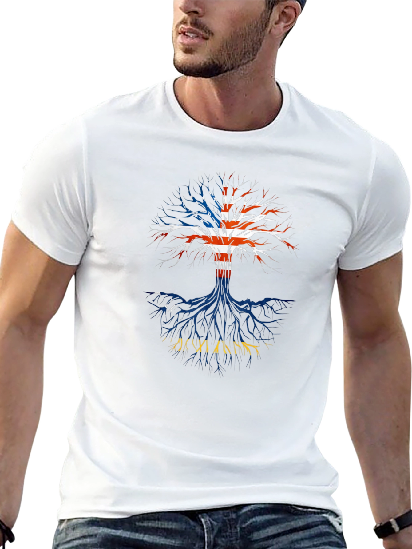 Patriotic Tree Graphic Tee