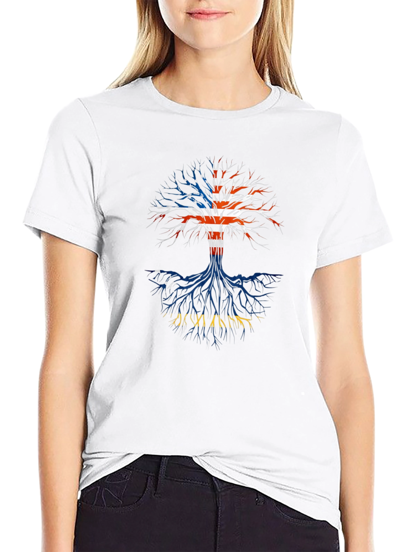 Patriotic Tree Graphic Tee