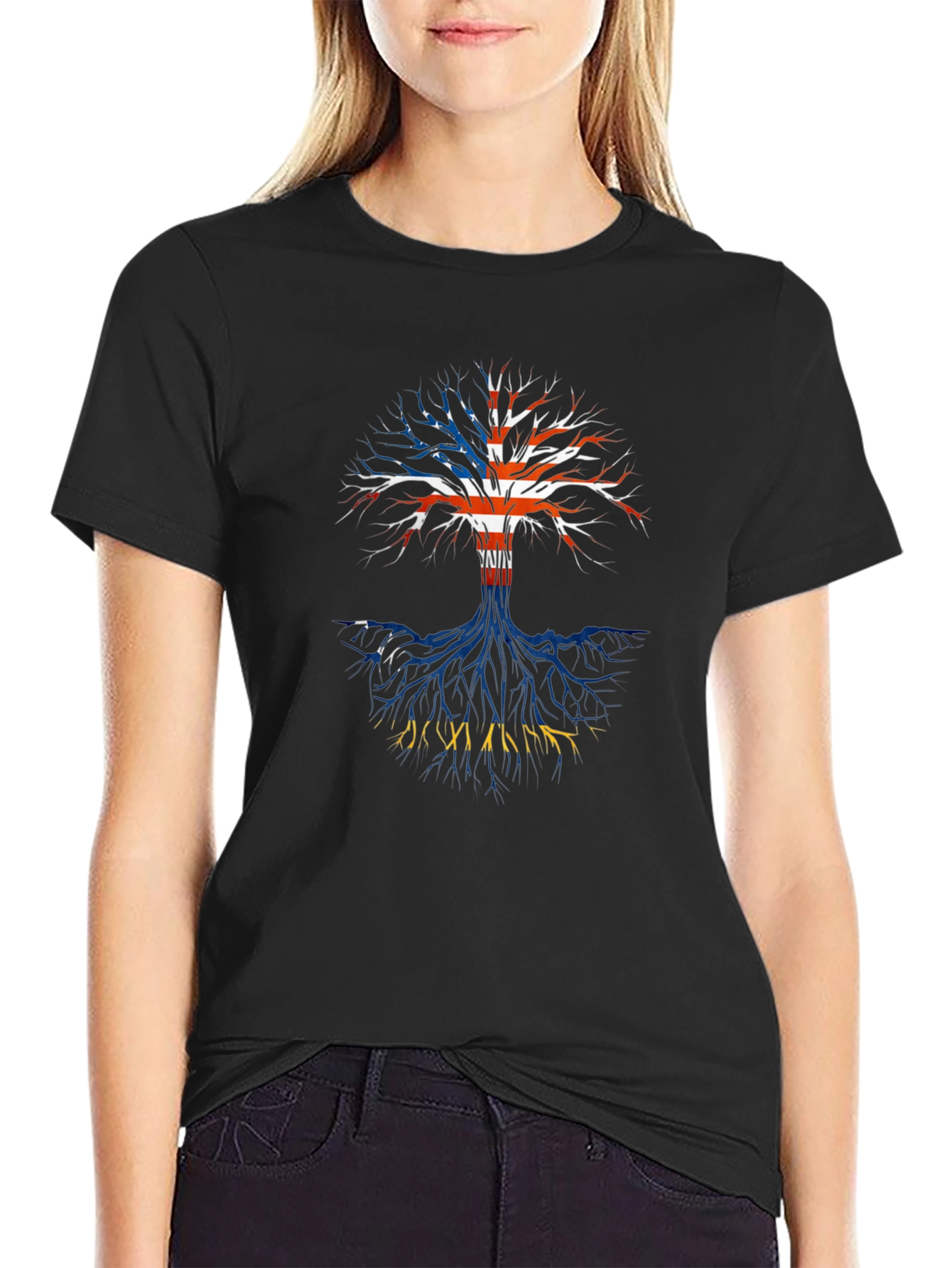 Patriotic Tree Graphic Tee