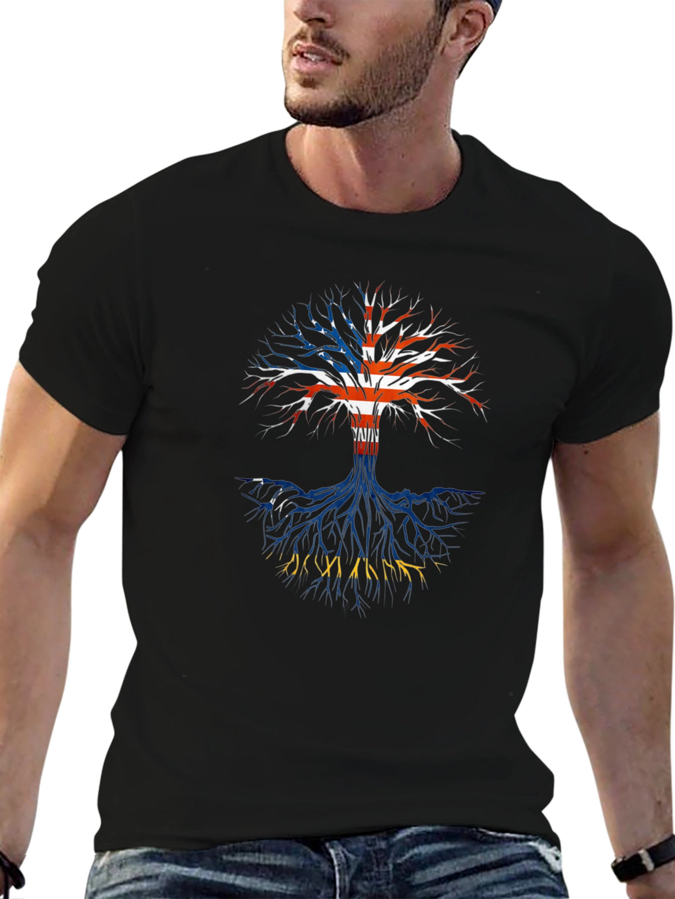 Patriotic Tree Graphic Tee