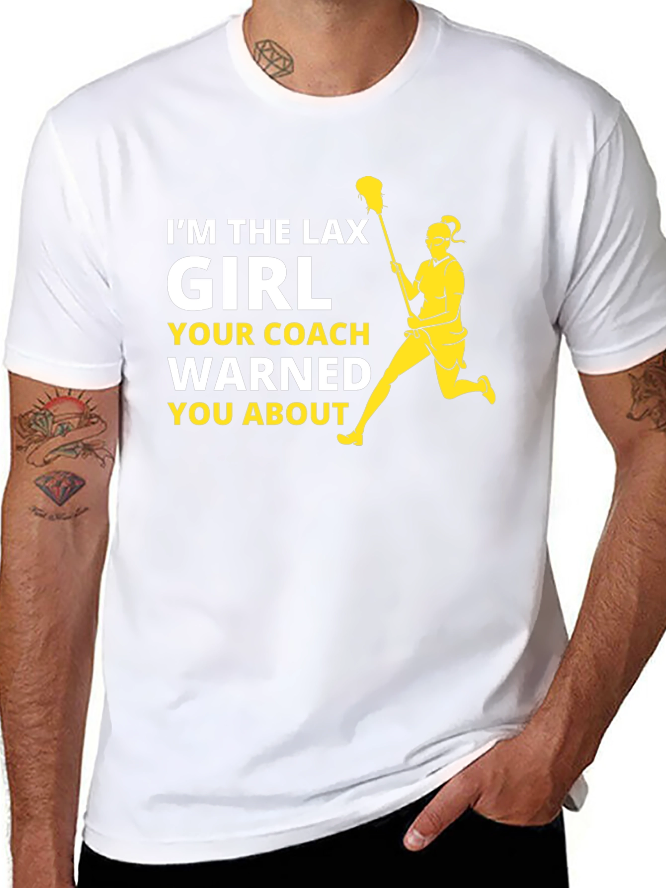 Im the Lax Girl T-Shirt - Lacrosse Player Tee