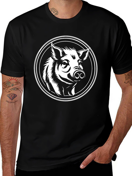 Boar Graphic Tee - Wild Hog T-Shirt