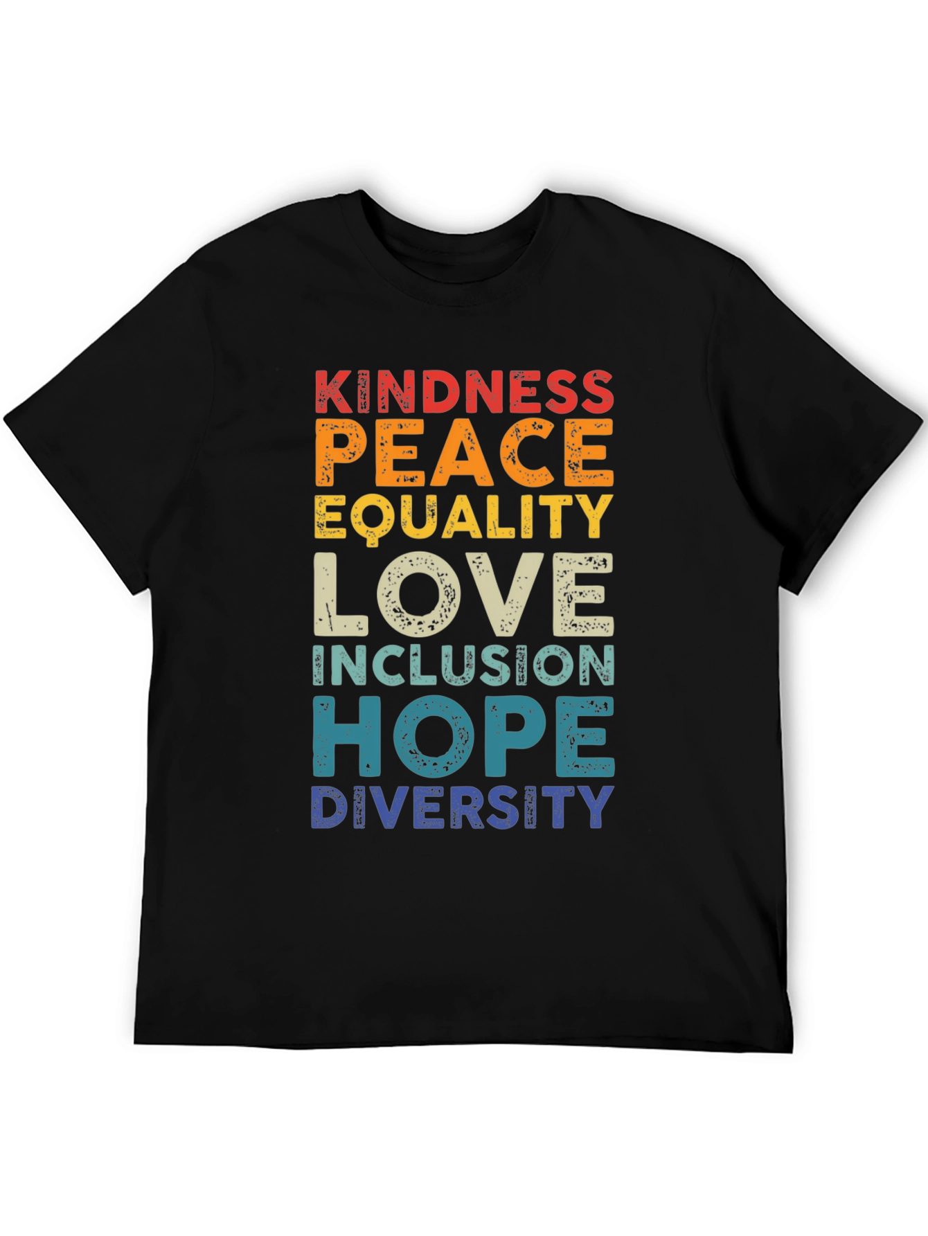 Kindness Peace Love Equality Inclusion T-Shirt