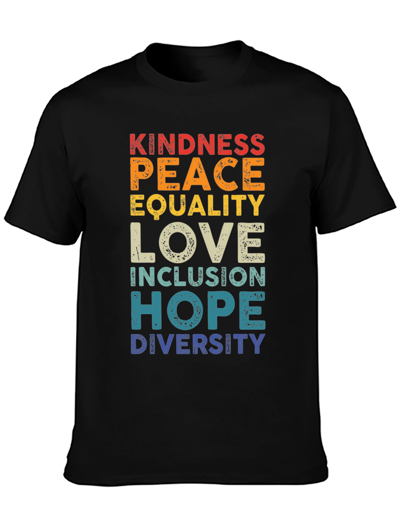 Kindness Peace Love Equality Inclusion T-Shirt