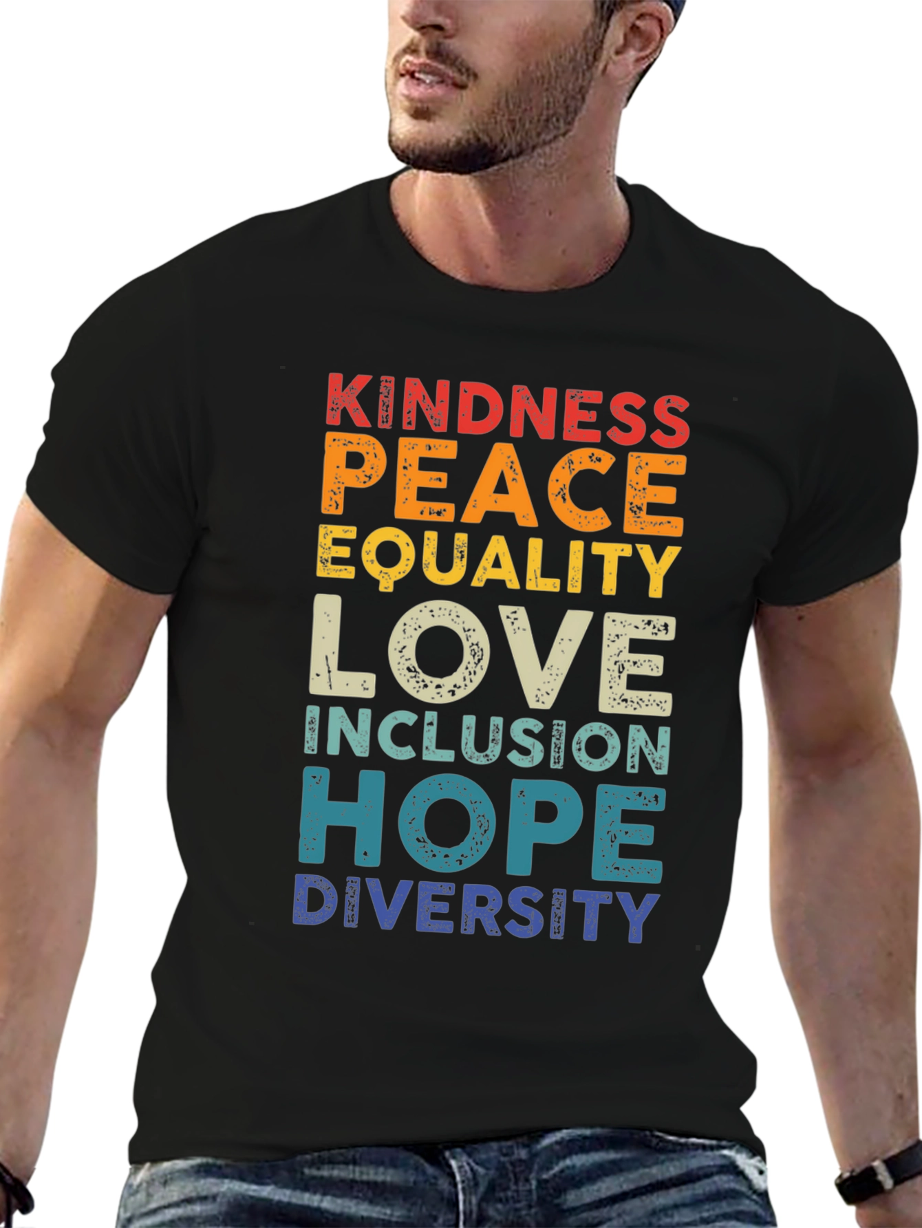 Kindness Peace Love Equality Inclusion T-Shirt