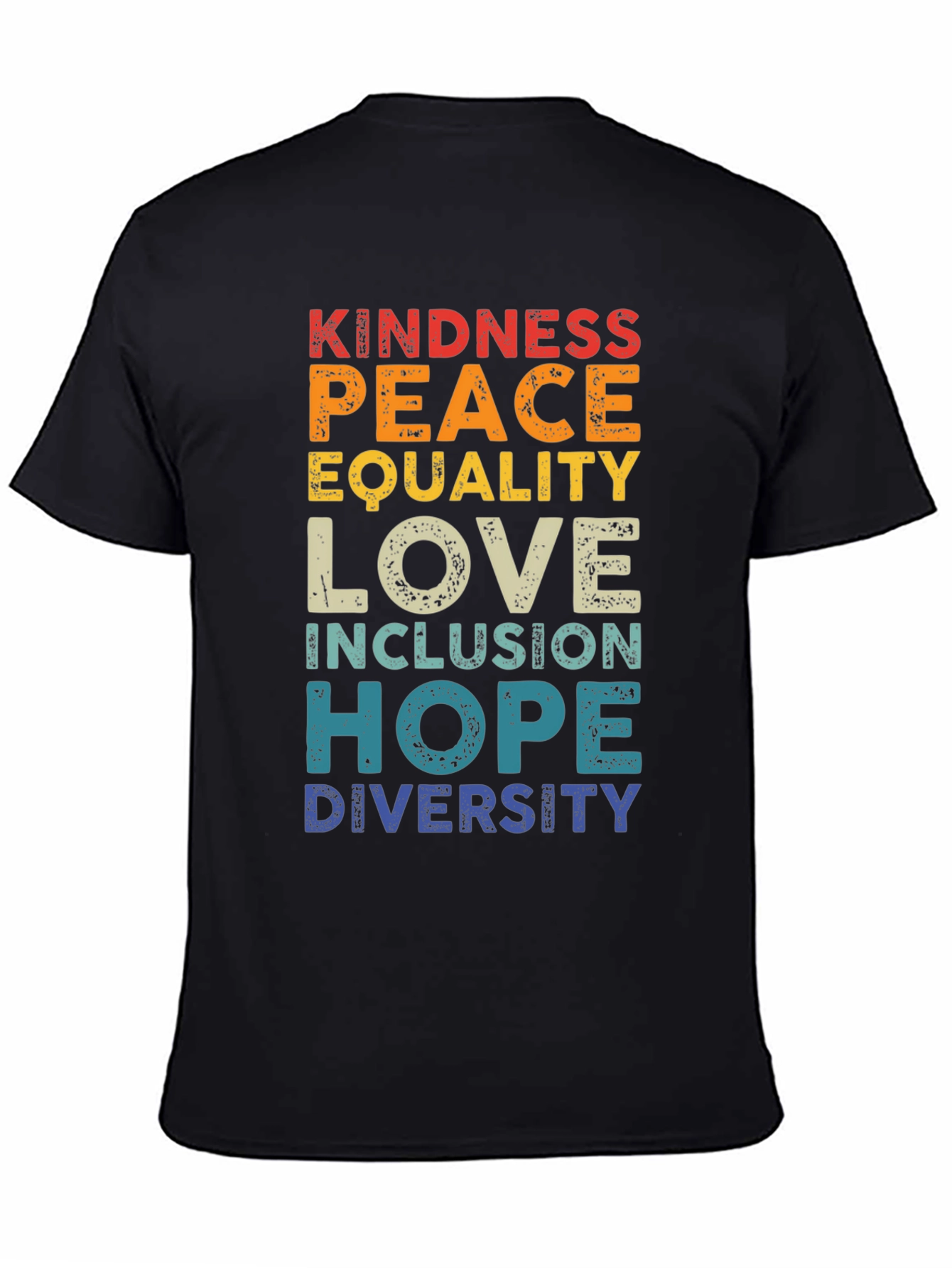 Kindness Peace Love Equality Inclusion T-Shirt
