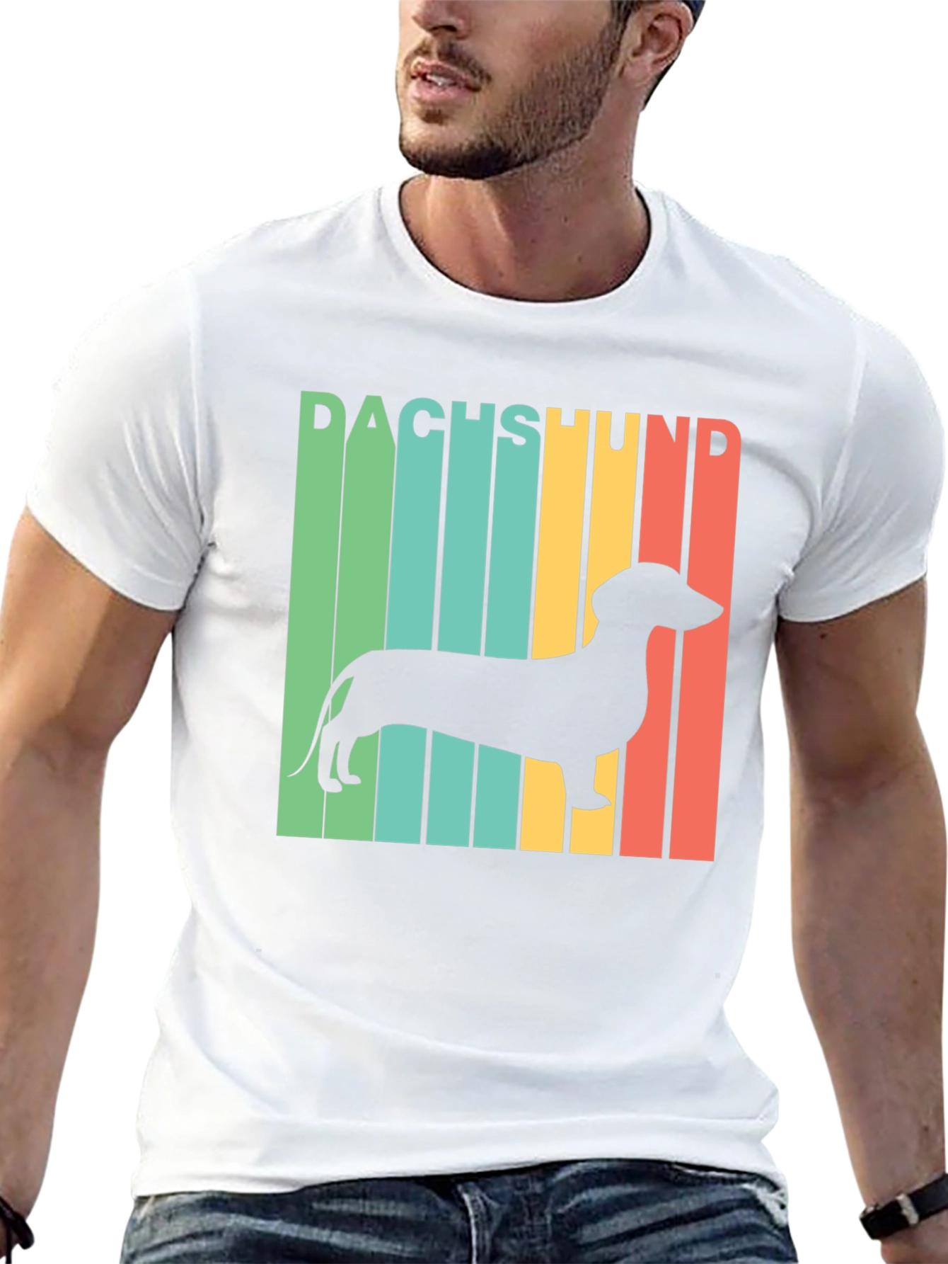 Retro Dachshund T-Shirt - Dog Lover Tee