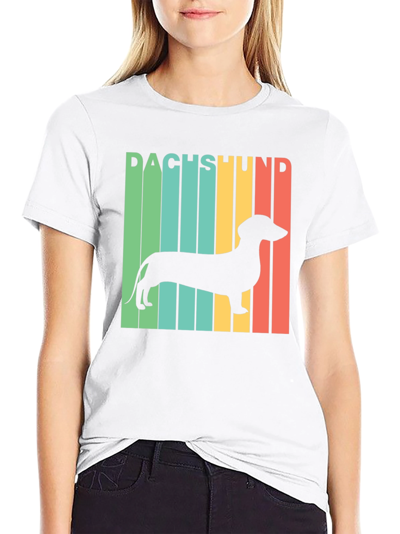 Retro Dachshund T-Shirt - Dog Lover Tee