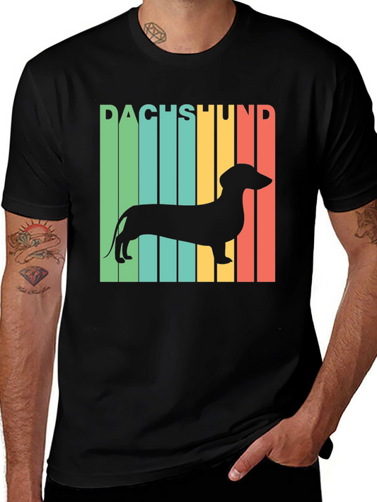 Retro Dachshund T-Shirt - Dog Lover Tee