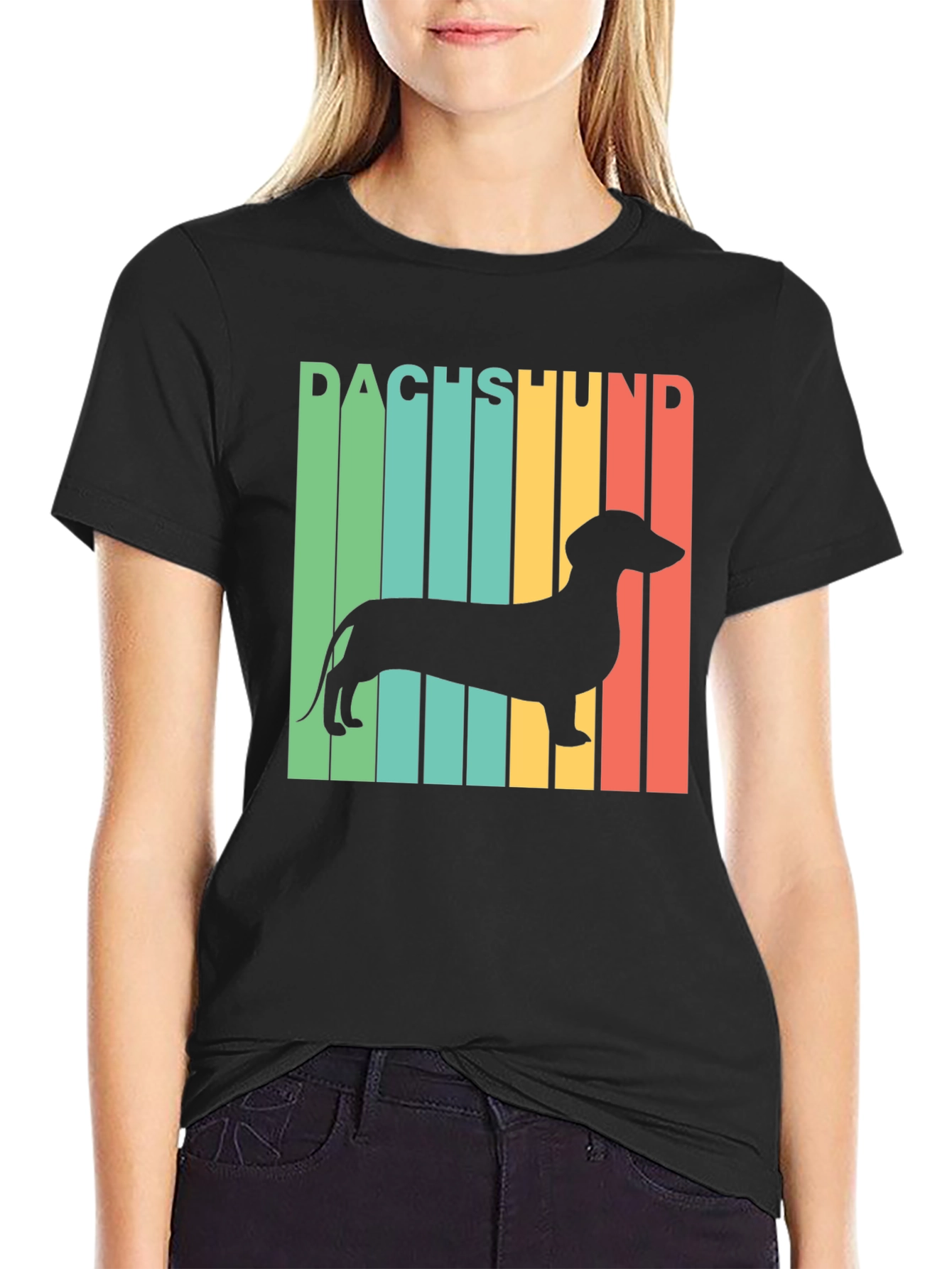 Retro Dachshund T-Shirt - Dog Lover Tee