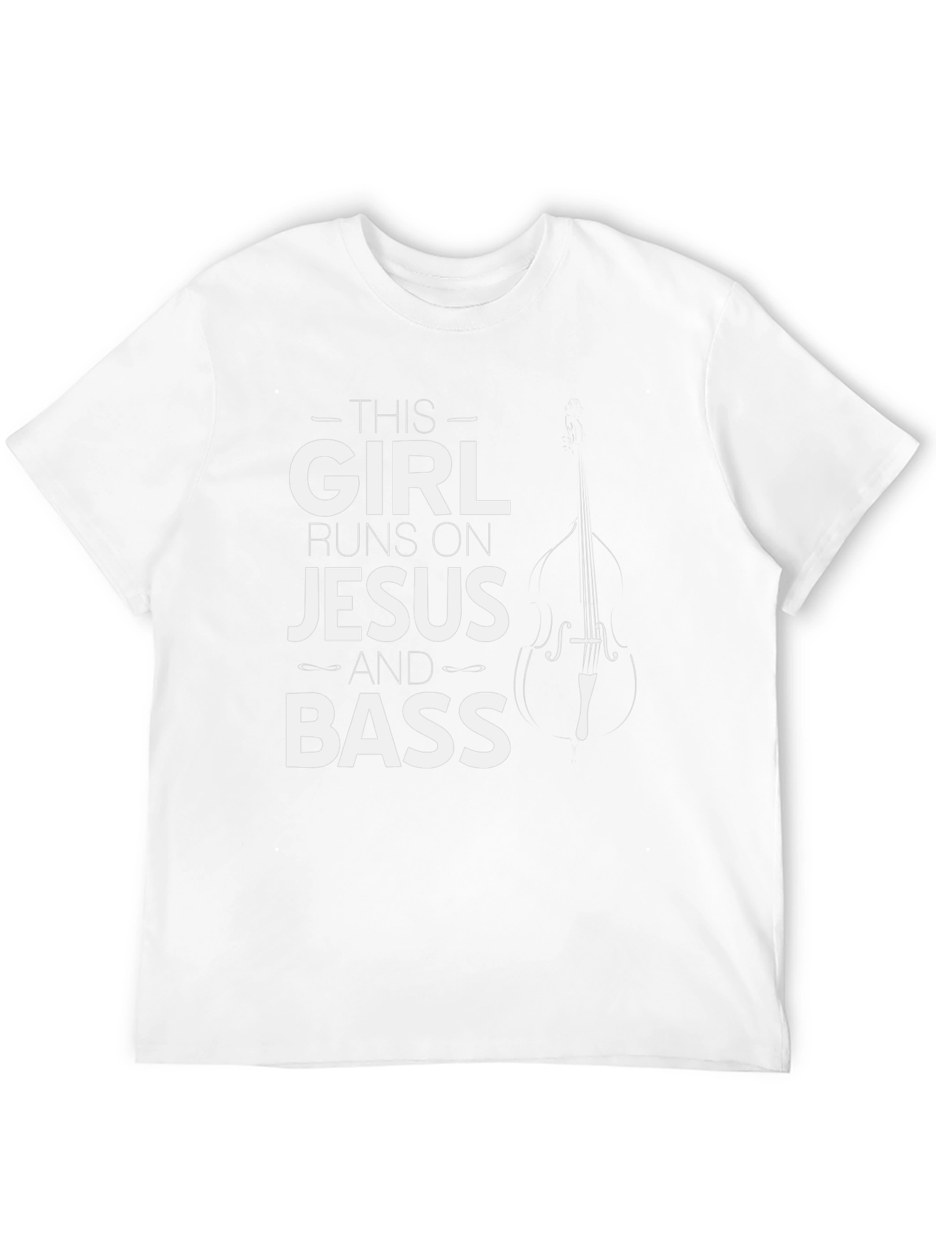 This Girl Runs on Jesus and Bass T-Shirt