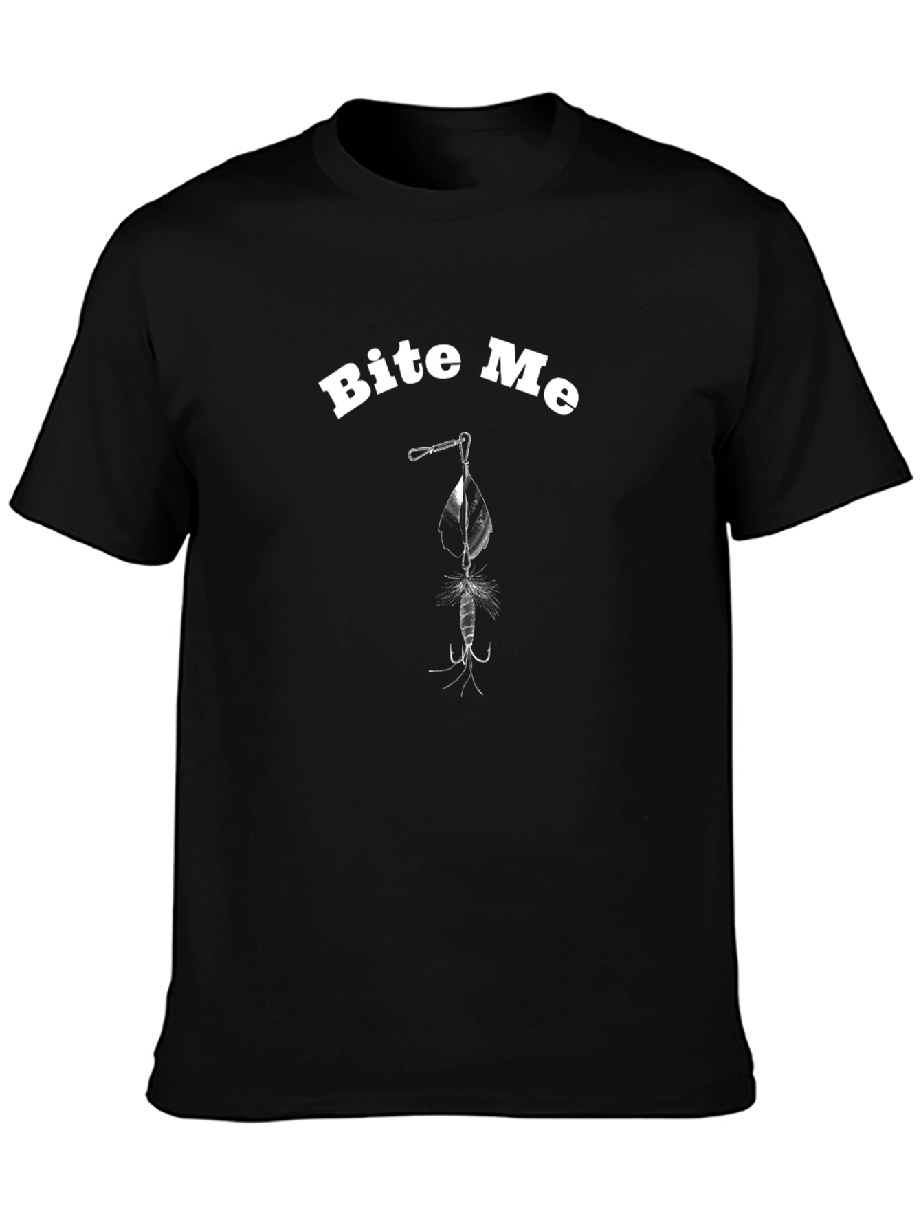 Bite Me Fishing Lure Graphic T-Shirt