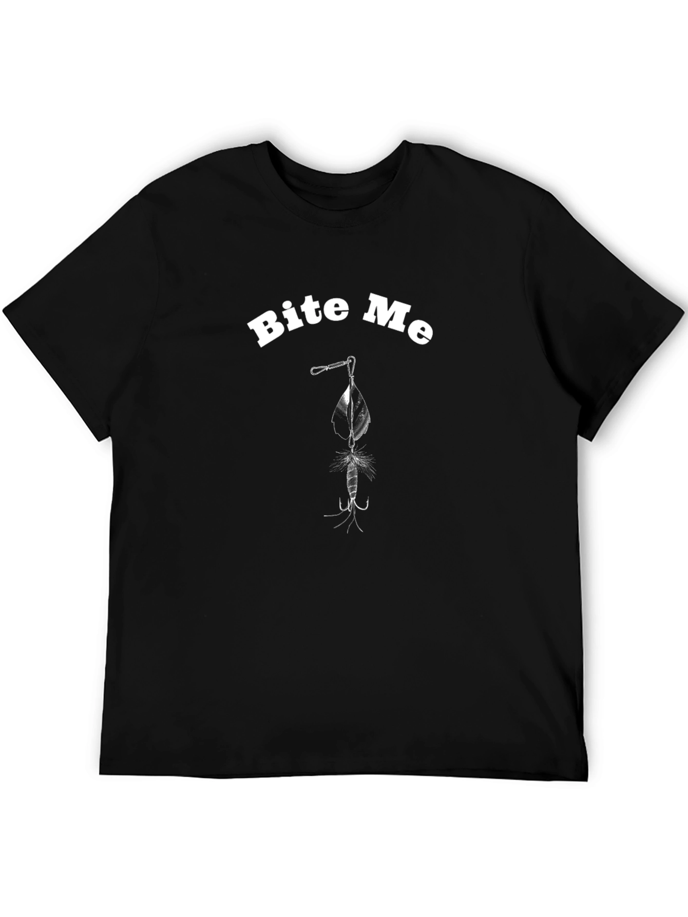 Bite Me Fishing Lure Graphic T-Shirt