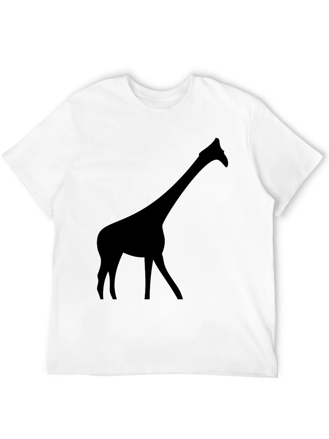 Black Giraffe Silhouette T-Shirt