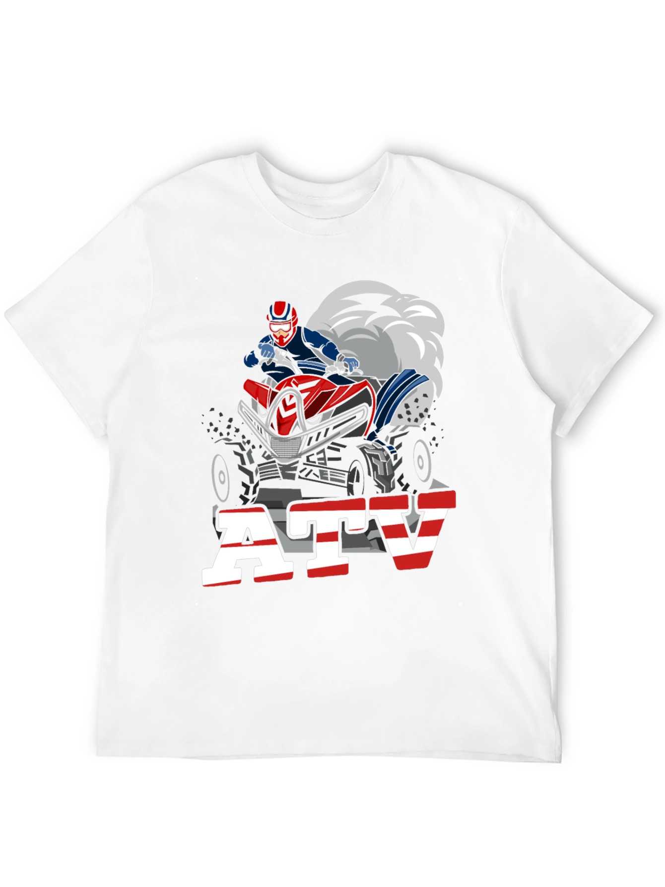 ATV Rider Graphic Tee - Black