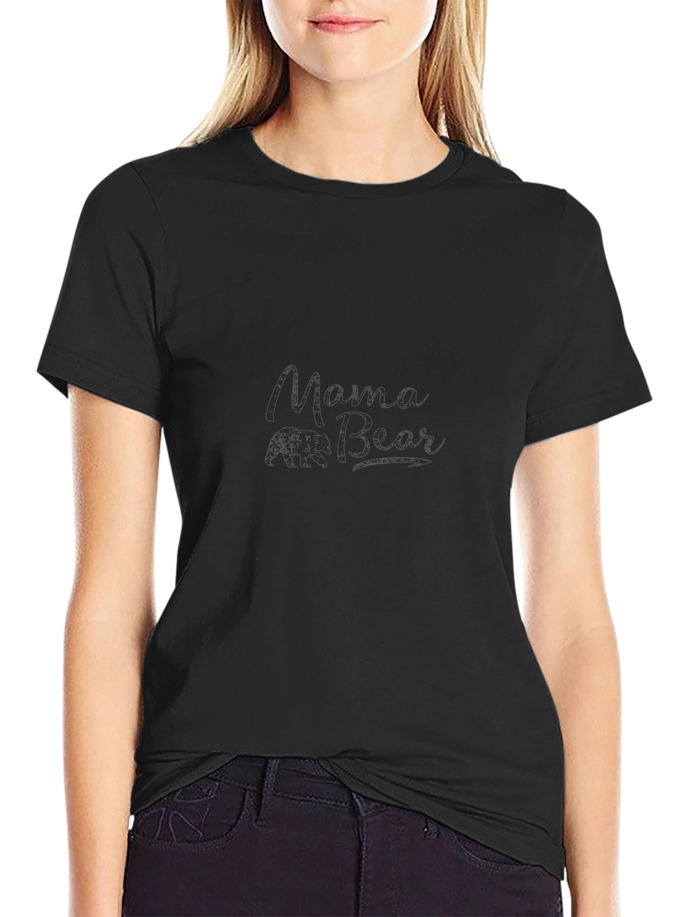 Mama Bear Black Graphic Tee