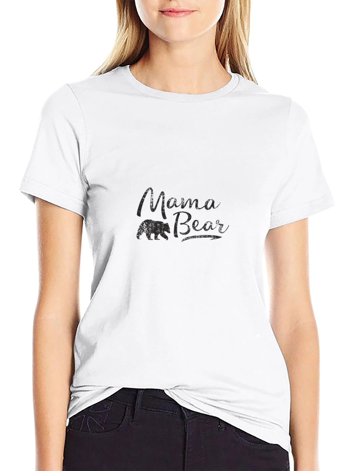 Mama Bear Black Graphic Tee