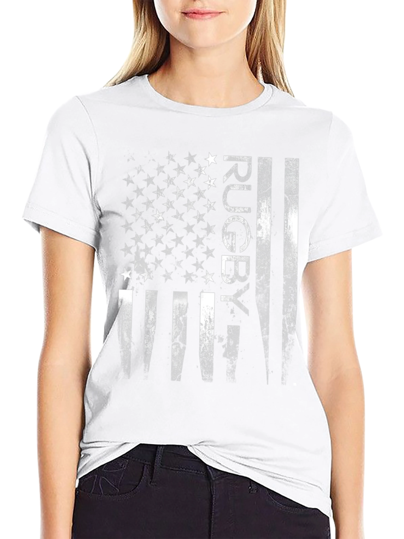 Rugby USA Flag Graphic T-Shirt