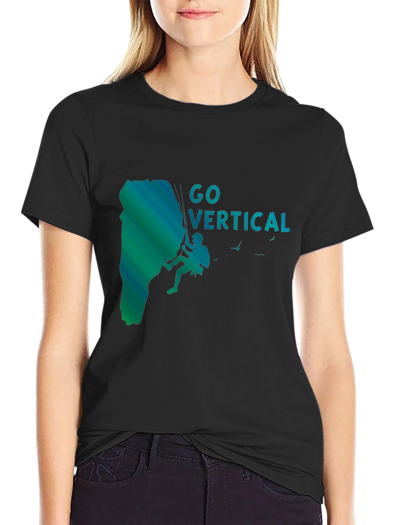 Go Vertical Rock Climbing T-Shirt