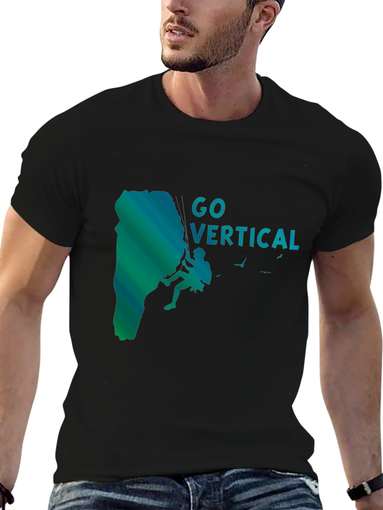Go Vertical Rock Climbing T-Shirt