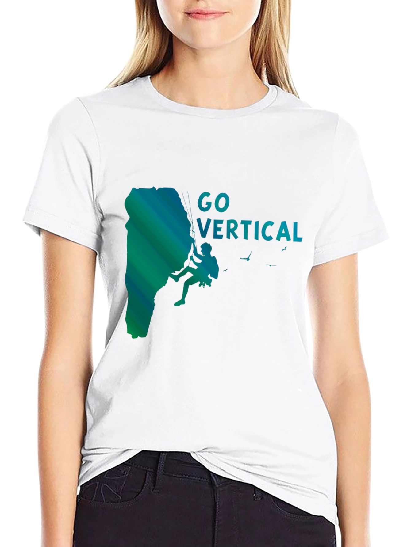 Go Vertical Rock Climbing T-Shirt