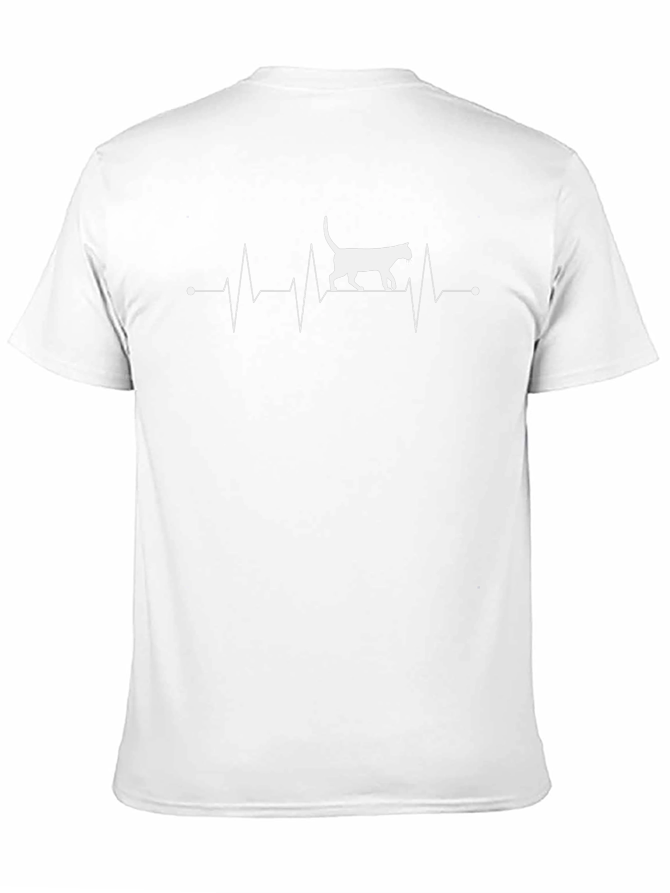 Cat Heartbeat T-Shirt - Novelty Tee