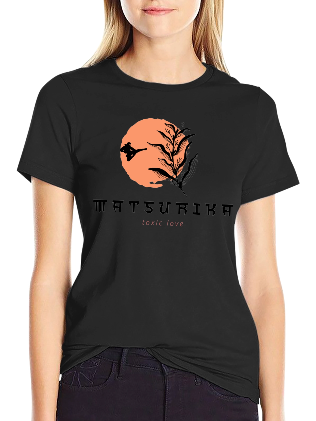 Matsurika Toxic Love Black T-Shirt