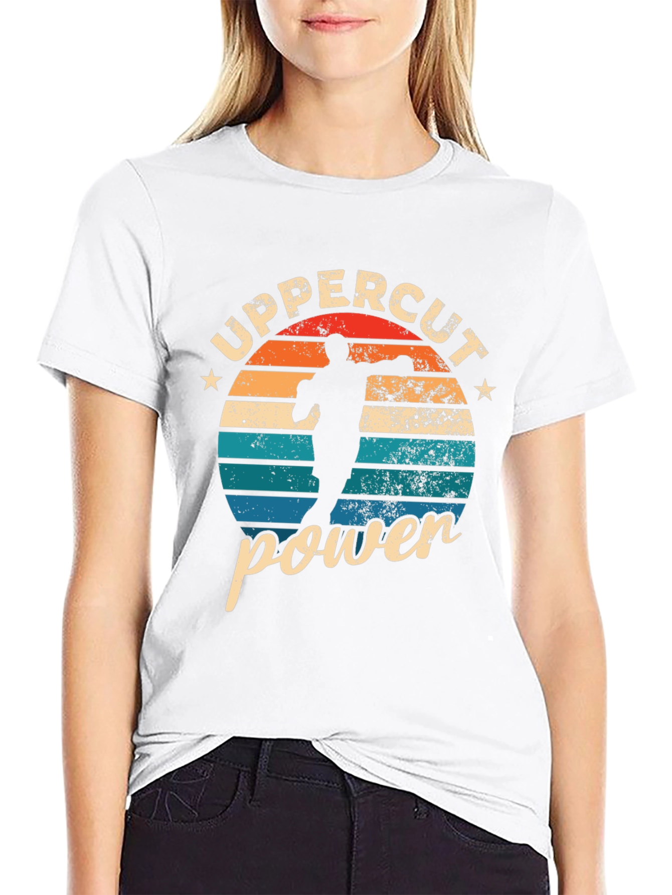 Uppercut Power Graphic Tee - Retro Boxer Design