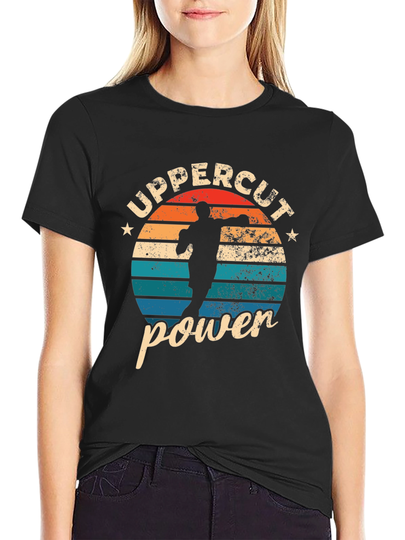 Uppercut Power Graphic Tee - Retro Boxer Design