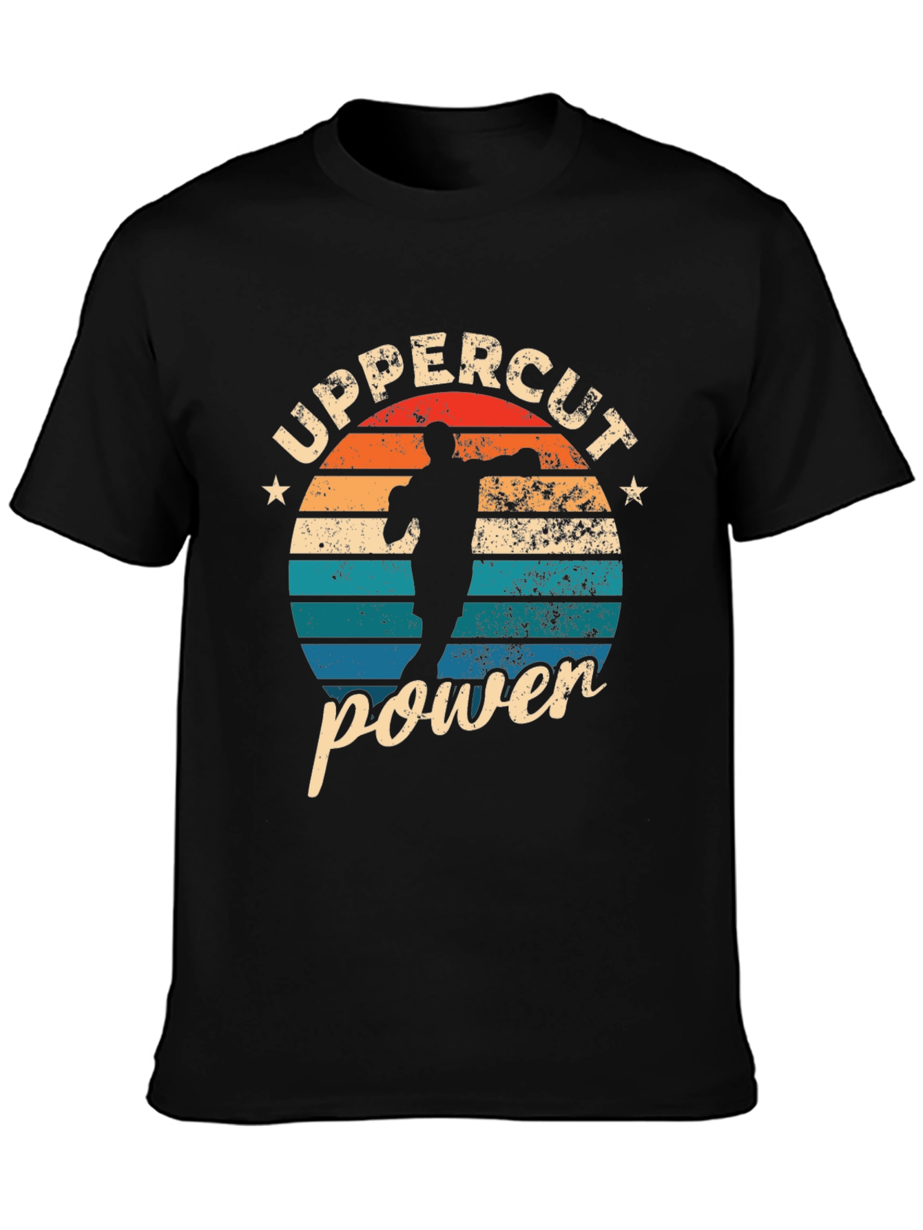 Uppercut Power Graphic Tee - Retro Boxer Design