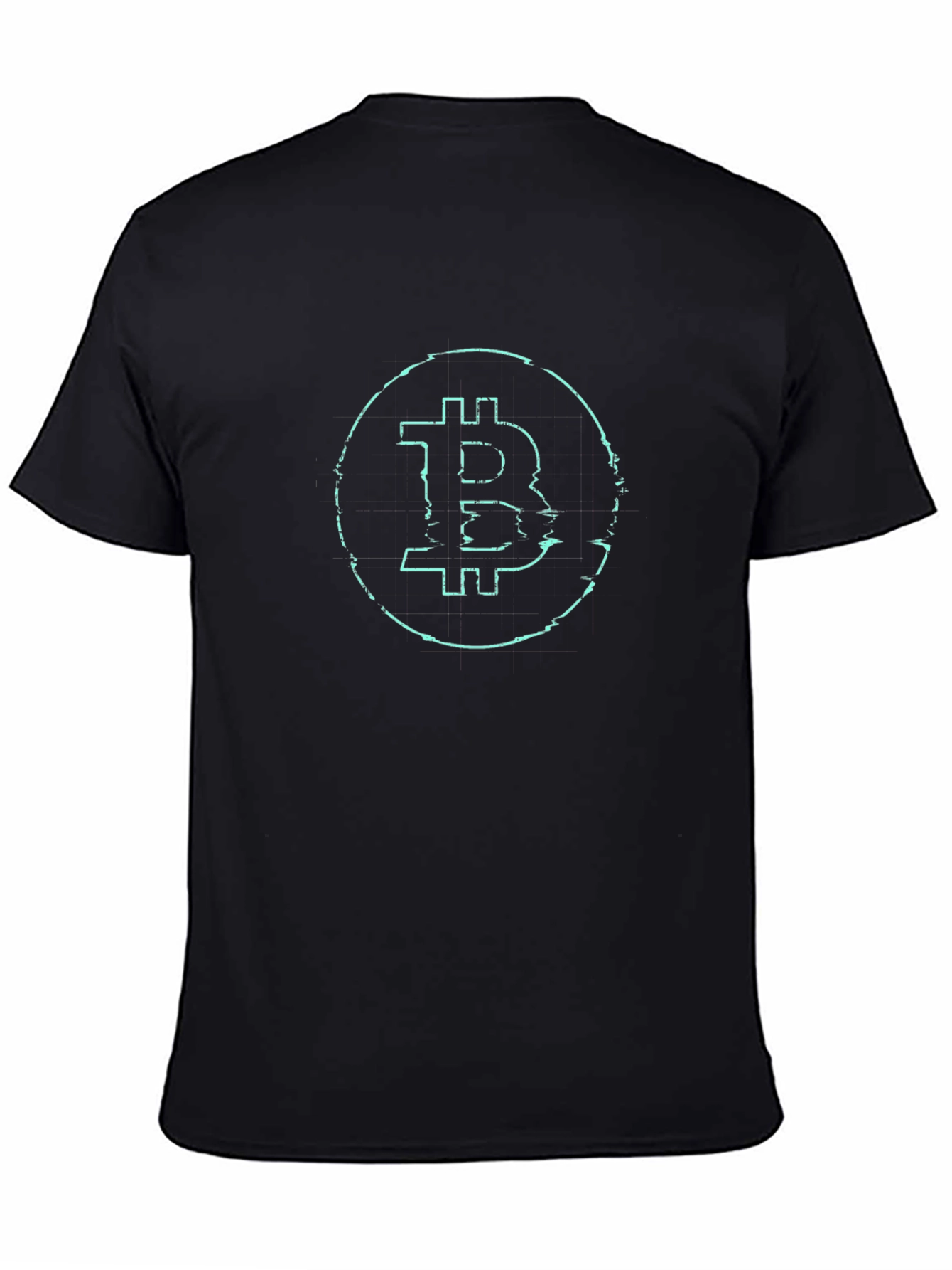 Bitcoin Crypto Tee - Black Graphic T-Shirt