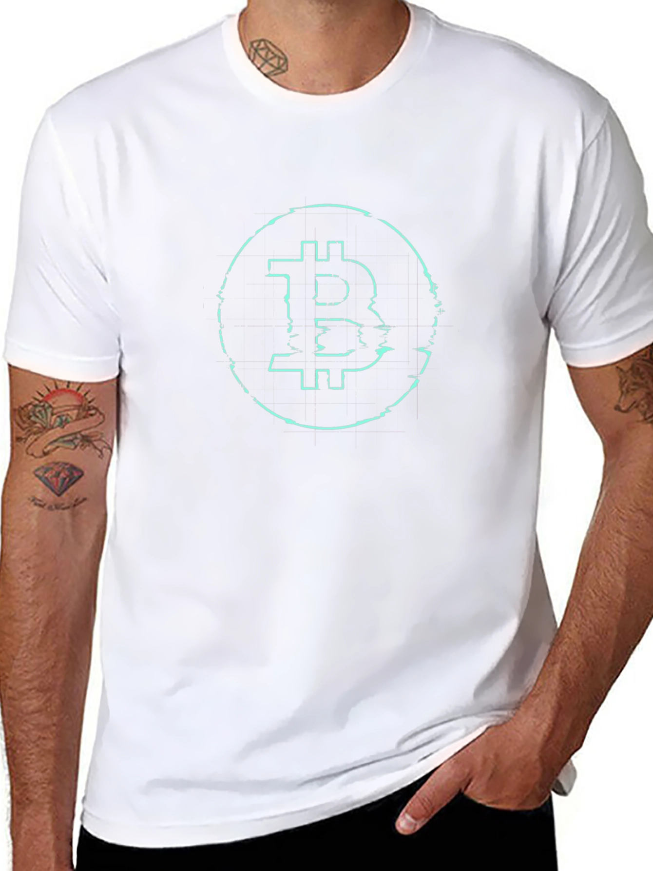 Bitcoin Crypto Tee - Black Graphic T-Shirt