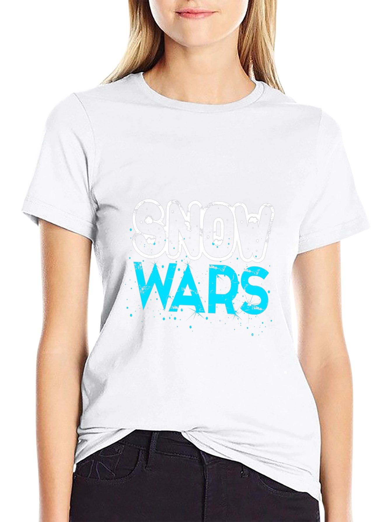 Snow Wars T-Shirt - Black Cotton Tee