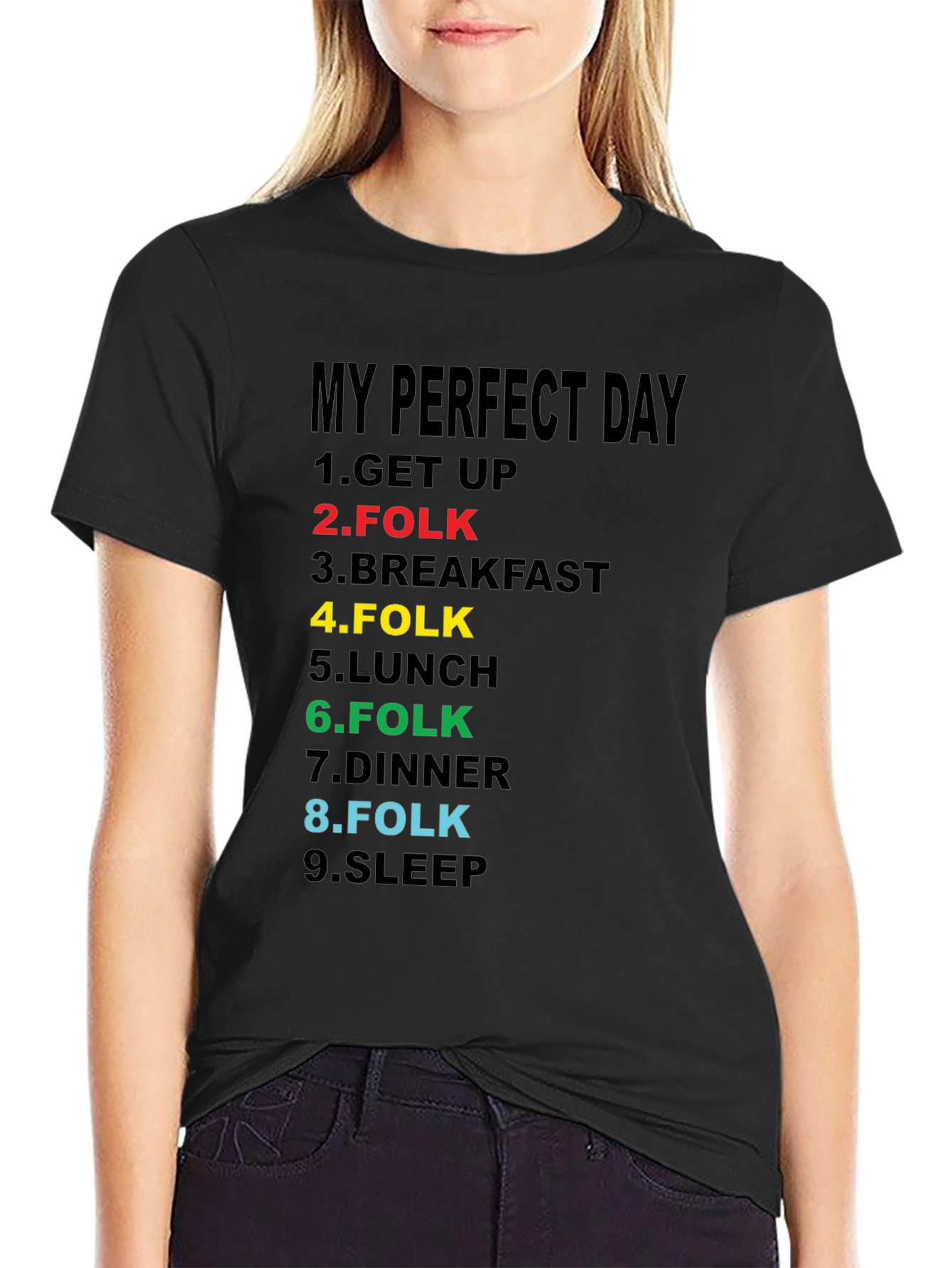 My Perfect Day Folk Music T-Shirt