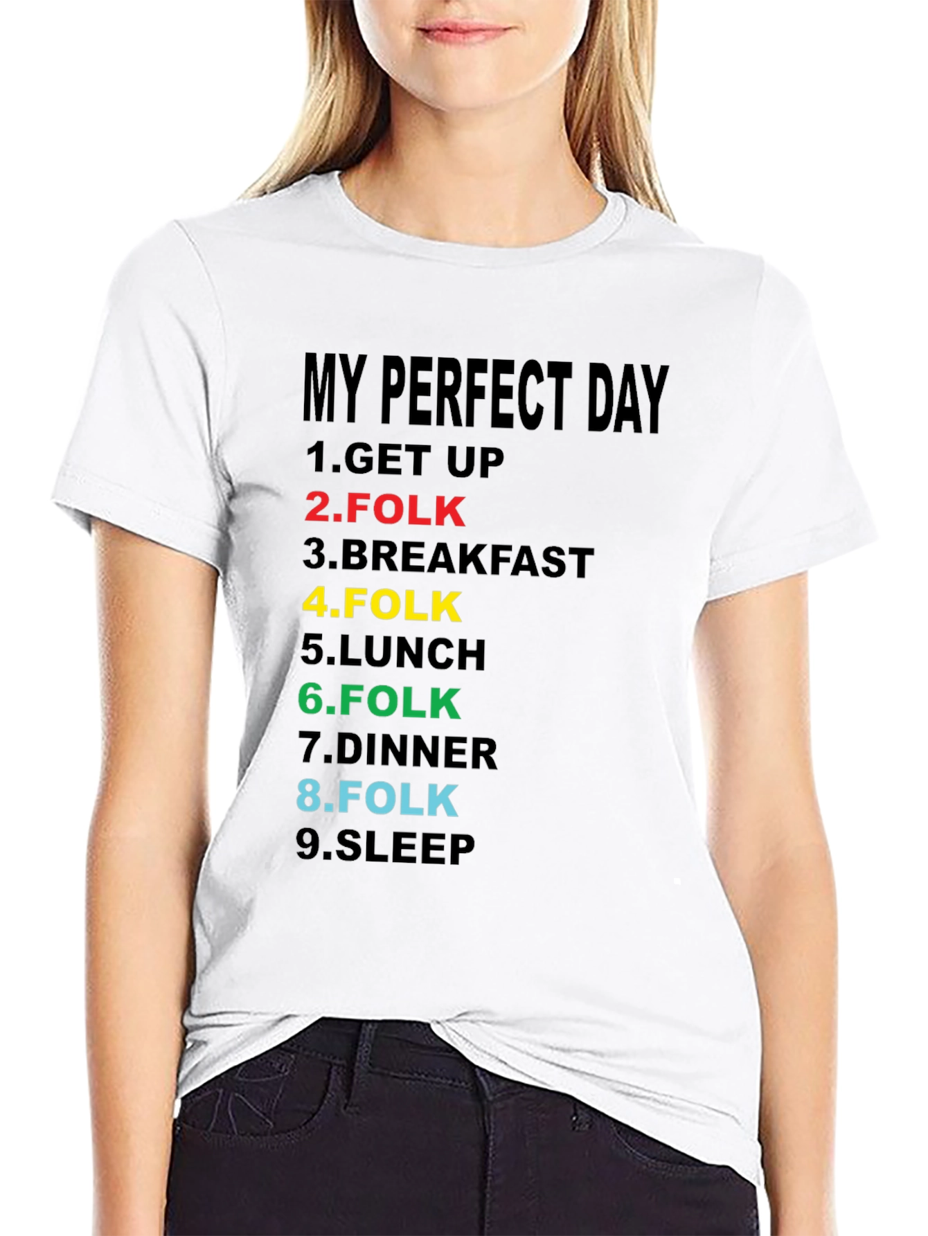 My Perfect Day Folk Music T-Shirt