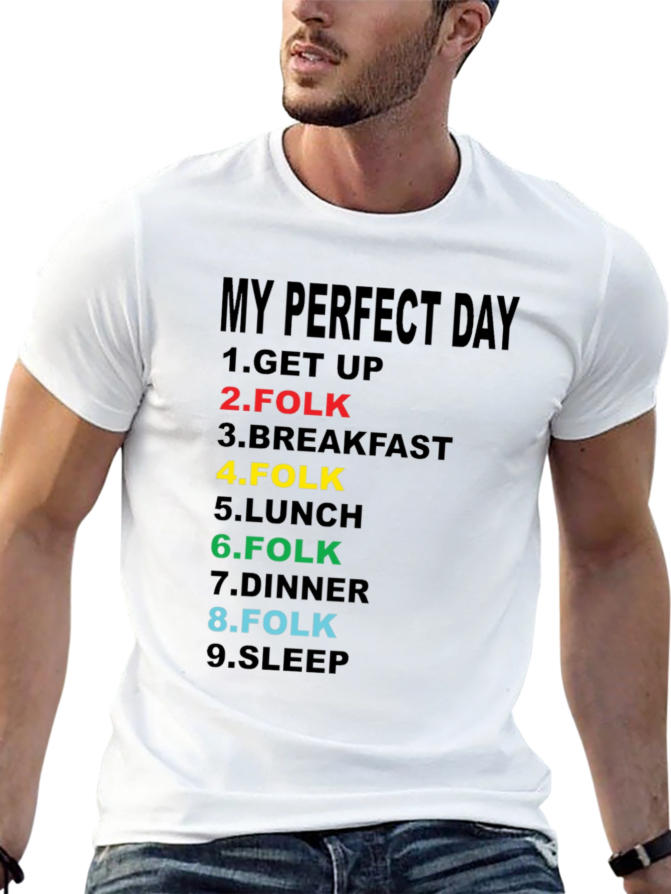 My Perfect Day Folk Music T-Shirt