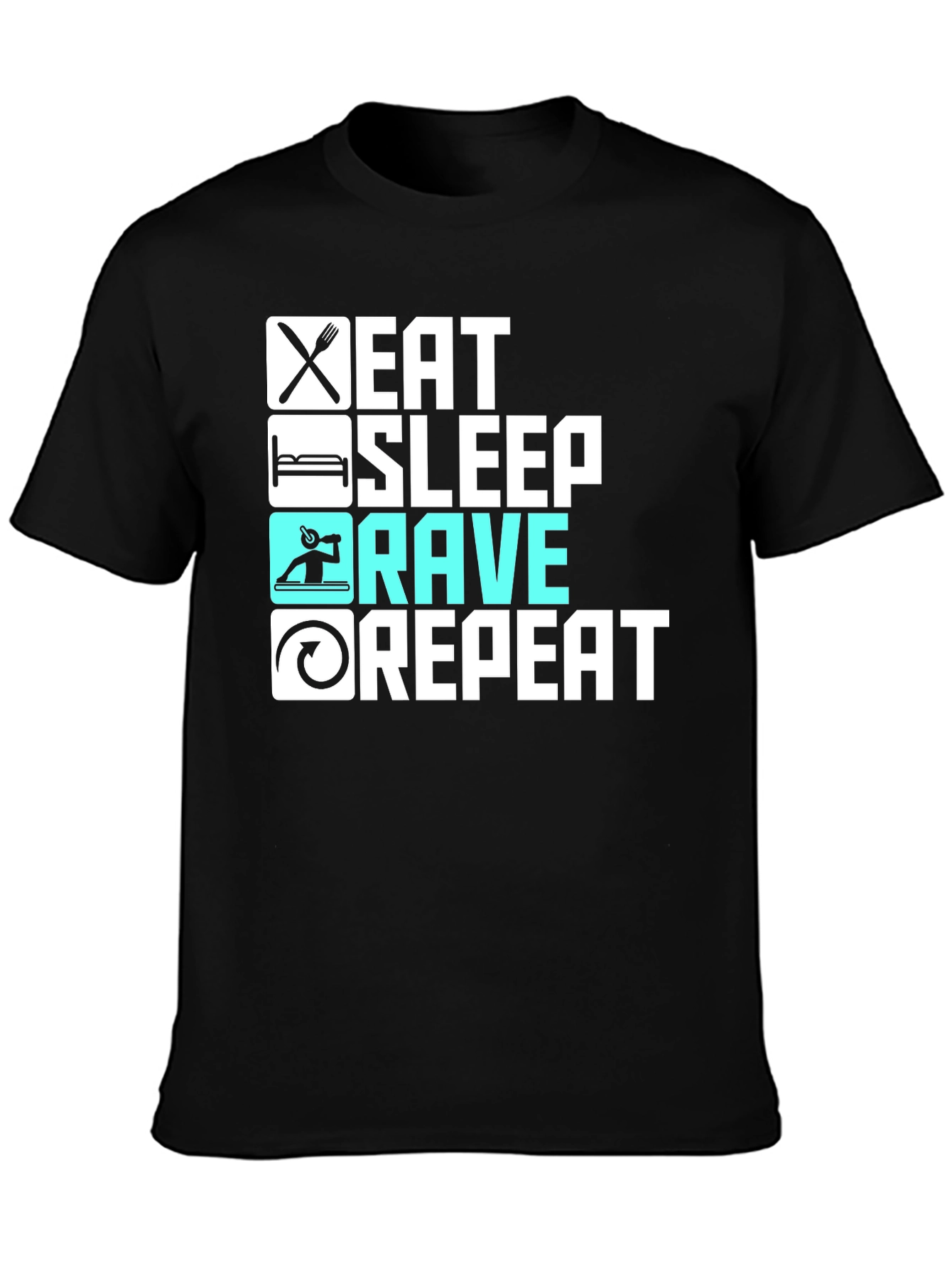 Eat Sleep Rave Repeat T-Shirt